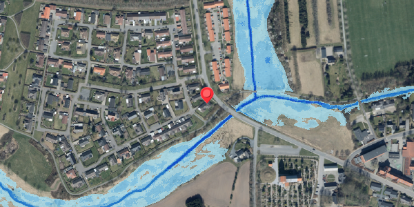 Oversvømmelsesrisiko fra vandløb på Trelle Ager 74B, . , 6580 Vamdrup