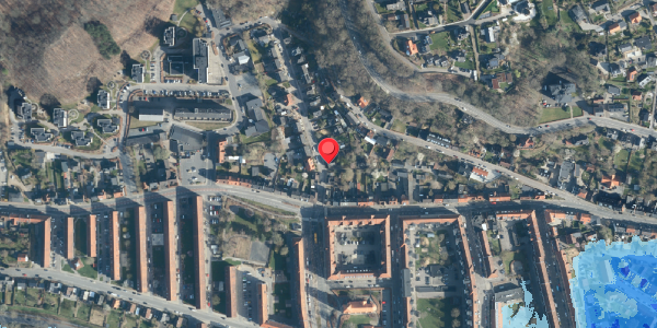 Oversvømmelsesrisiko fra vandløb på Dalgade 4B, 7100 Vejle