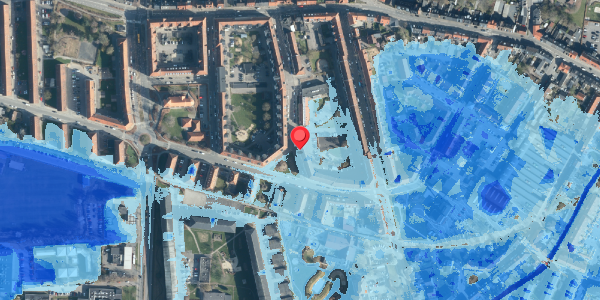 Oversvømmelsesrisiko fra vandløb på Mindegade 21, 2. th, 7100 Vejle