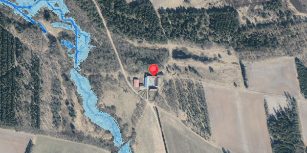 Oversvømmelsesrisiko fra vandløb på Barslundvej 4, 7540 Haderup