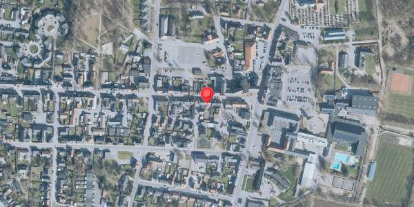 Oversvømmelsesrisiko fra vandløb på Danmarksgade 9, . , 7490 Aulum