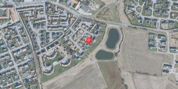 Oversvømmelsesrisiko fra vandløb på Irisvej 9, 7490 Aulum