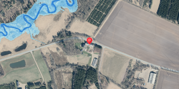 Oversvømmelsesrisiko fra vandløb på Karupvej 4, . , 7540 Haderup