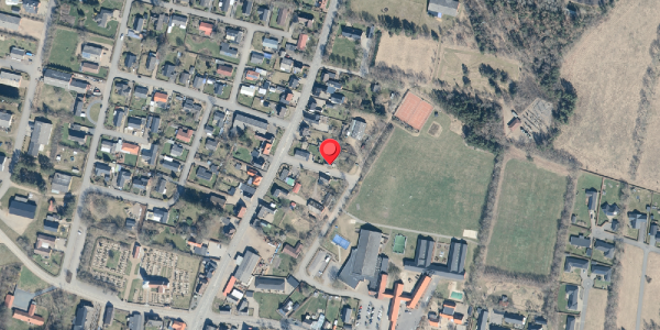 Oversvømmelsesrisiko fra vandløb på Nygade 1, 7540 Haderup