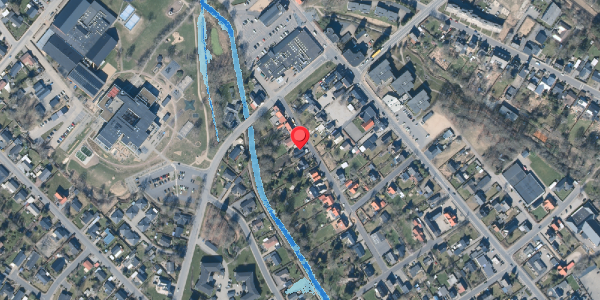 Oversvømmelsesrisiko fra vandløb på Bjerglide 8, . , 7330 Brande