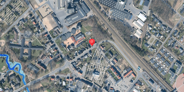 Oversvømmelsesrisiko fra vandløb på Dalgasvej 13, 7330 Brande