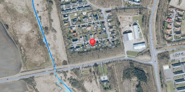 Oversvømmelsesrisiko fra vandløb på Spangager 21, 6880 Tarm