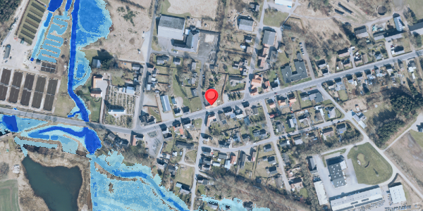 Oversvømmelsesrisiko fra vandløb på Bredgade 13, 6880 Tarm