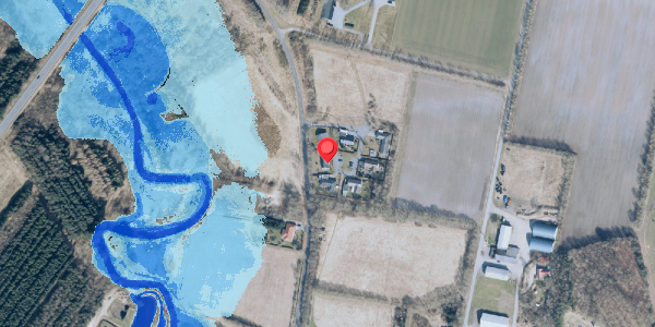 Oversvømmelsesrisiko fra vandløb på Stenager 6, 6880 Tarm