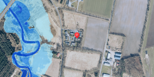 Oversvømmelsesrisiko fra vandløb på Stenager 12, . , 6880 Tarm