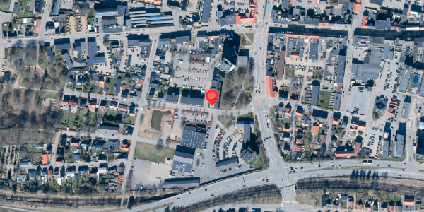 Oversvømmelsesrisiko fra vandløb på Dalgas Alle 2A, . , 7400 Herning