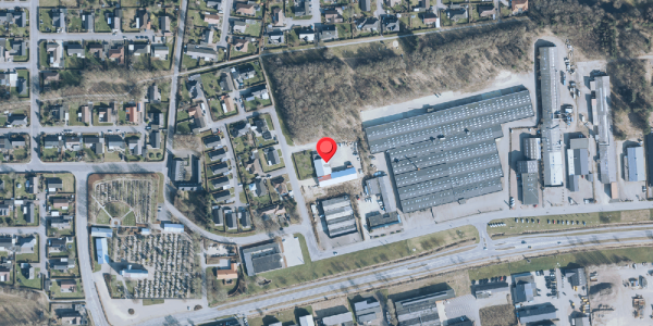 Oversvømmelsesrisiko fra vandløb på Lerbjerg 4, 7400 Herning