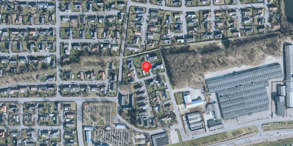 Oversvømmelsesrisiko fra vandløb på Lerbjerg 21, 7400 Herning