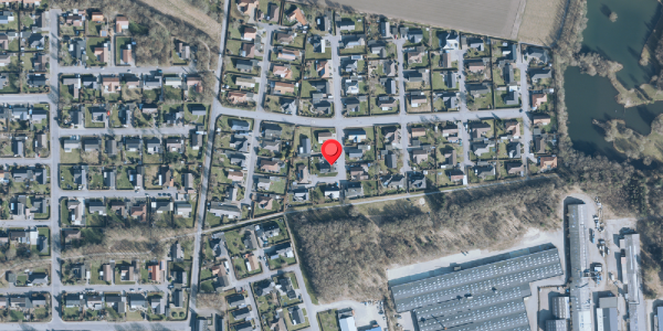Oversvømmelsesrisiko fra vandløb på Solbjerg 28, 7400 Herning