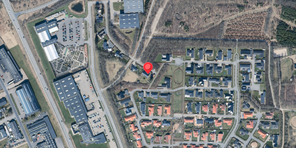 Oversvømmelsesrisiko fra vandløb på Trehuse 12, . , 7400 Herning