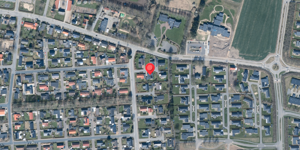 Oversvømmelsesrisiko fra vandløb på Østertoften 9, 7400 Herning