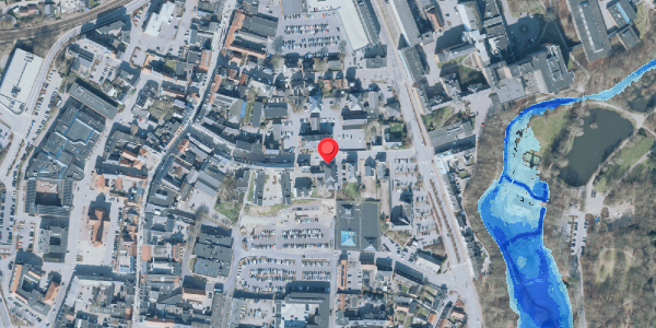 Oversvømmelsesrisiko fra vandløb på Danmarksgade 16, 7500 Holstebro
