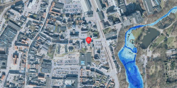 Oversvømmelsesrisiko fra vandløb på Danmarksgade 20, 7500 Holstebro