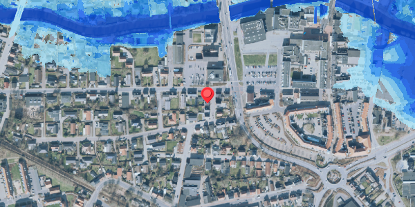 Oversvømmelsesrisiko fra vandløb på Tangsvej 2, 7500 Holstebro