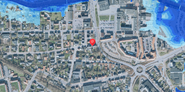 Oversvømmelsesrisiko fra vandløb på Tangsvej 13, 7500 Holstebro