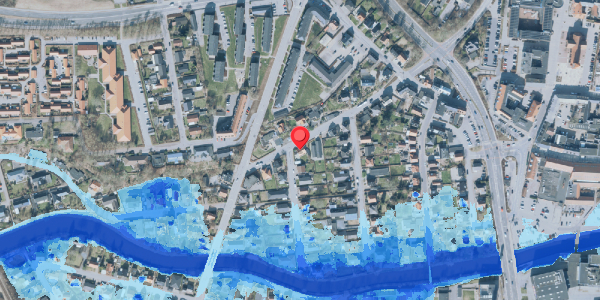 Oversvømmelsesrisiko fra vandløb på Voldgade 13, 7500 Holstebro