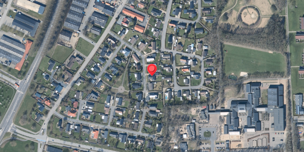 Oversvømmelsesrisiko fra vandløb på Bellisparken 13, 7430 Ikast