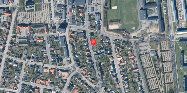 Oversvømmelsesrisiko fra vandløb på Danmarksgade 21, 7430 Ikast
