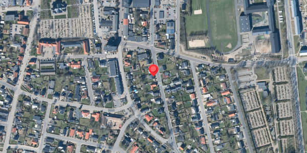 Oversvømmelsesrisiko fra vandløb på Danmarksgade 24, 7430 Ikast