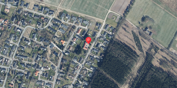 Oversvømmelsesrisiko fra vandløb på Ellevej 13, . , 7442 Engesvang