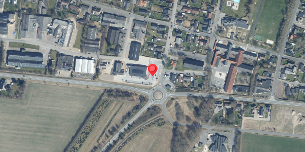 Oversvømmelsesrisiko fra vandløb på Fabriksvej 3A, 7441 Bording