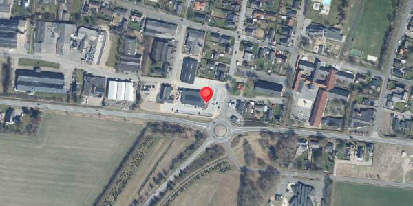 Oversvømmelsesrisiko fra vandløb på Fabriksvej 3B, 7441 Bording
