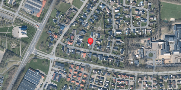Oversvømmelsesrisiko fra vandløb på Irisparken 13, 7430 Ikast
