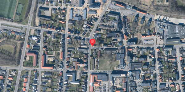 Oversvømmelsesrisiko fra vandløb på Mindegade 8, . , 7430 Ikast