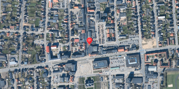 Oversvømmelsesrisiko fra vandløb på Strøget 8A, 7430 Ikast