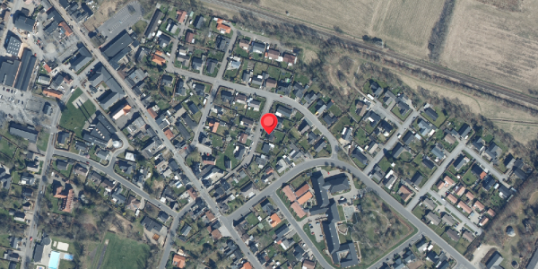 Oversvømmelsesrisiko fra vandløb på Toften 32, . , 7441 Bording