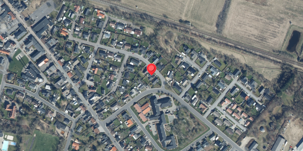 Oversvømmelsesrisiko fra vandløb på Toften 40, . , 7441 Bording