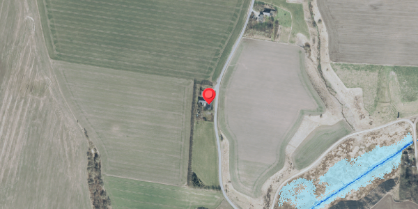 Oversvømmelsesrisiko fra vandløb på Borgvej 8, 7620 Lemvig