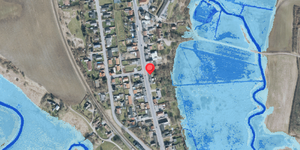 Oversvømmelsesrisiko fra vandløb på Brogade 40, . , 7660 Bækmarksbro