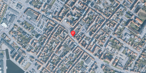 Oversvømmelsesrisiko fra vandløb på Algade 1B, 6950 Ringkøbing