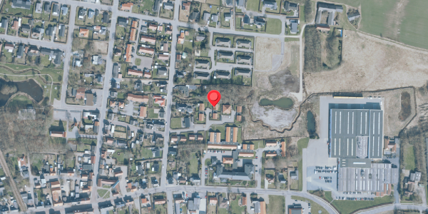 Oversvømmelsesrisiko fra vandløb på Engen 7, 6940 Lem St