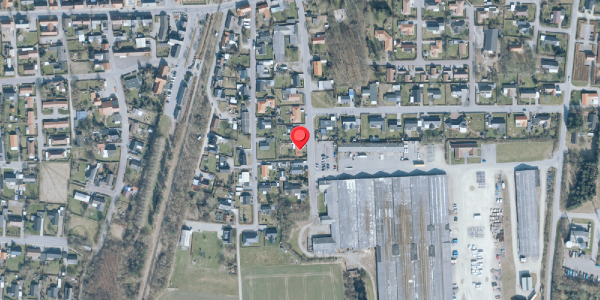 Oversvømmelsesrisiko fra vandløb på Fabriksvej 14, 6980 Tim