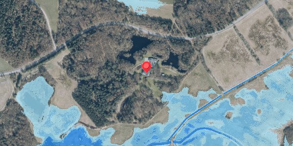 Oversvømmelsesrisiko fra vandløb på Svingelvej 1, 6980 Tim