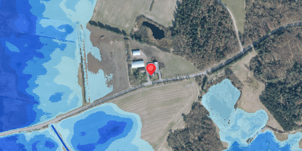 Oversvømmelsesrisiko fra vandløb på Svingelvej 4, 6980 Tim