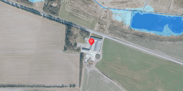 Oversvømmelsesrisiko fra vandløb på Tim Kirkevej 13, . , 6980 Tim