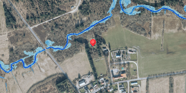 Oversvømmelsesrisiko fra vandløb på Torstedvej 48, 6980 Tim