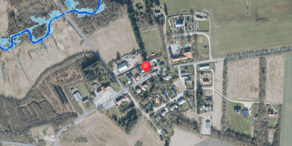 Oversvømmelsesrisiko fra vandløb på Torstedvej 56, . , 6980 Tim