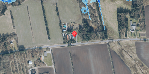 Oversvømmelsesrisiko fra vandløb på Torstedvej 72, 6980 Tim