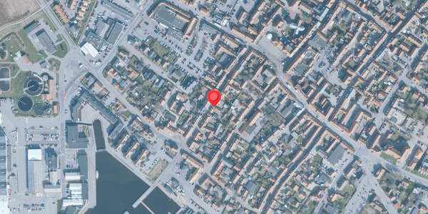 Oversvømmelsesrisiko fra vandløb på V Strandgade 21, . , 6950 Ringkøbing