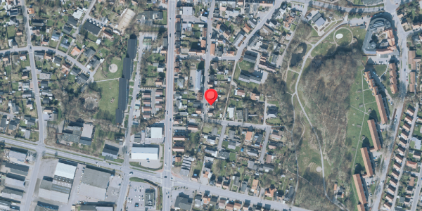 Oversvømmelsesrisiko fra vandløb på Langgade 19, 7600 Struer