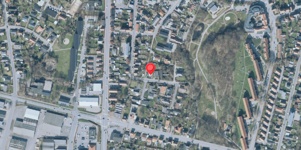 Oversvømmelsesrisiko fra vandløb på Langgade 23, 7600 Struer